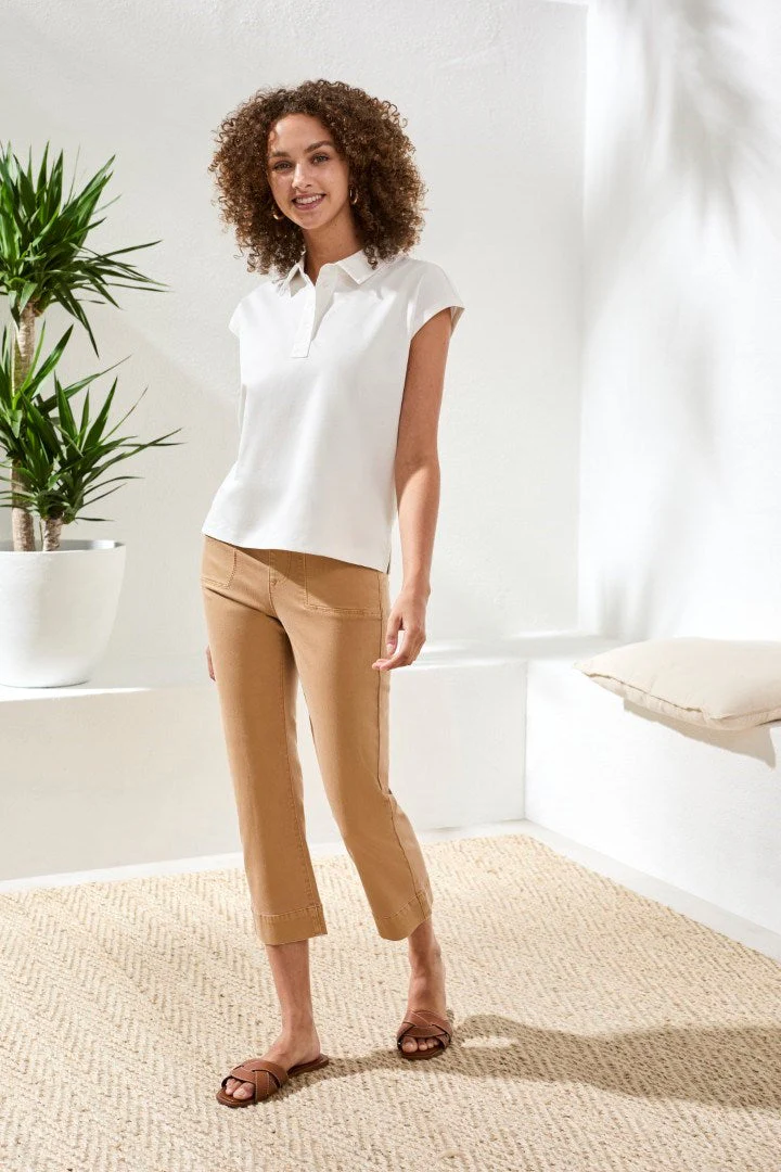 5 Pocket Pull On Capri Pant