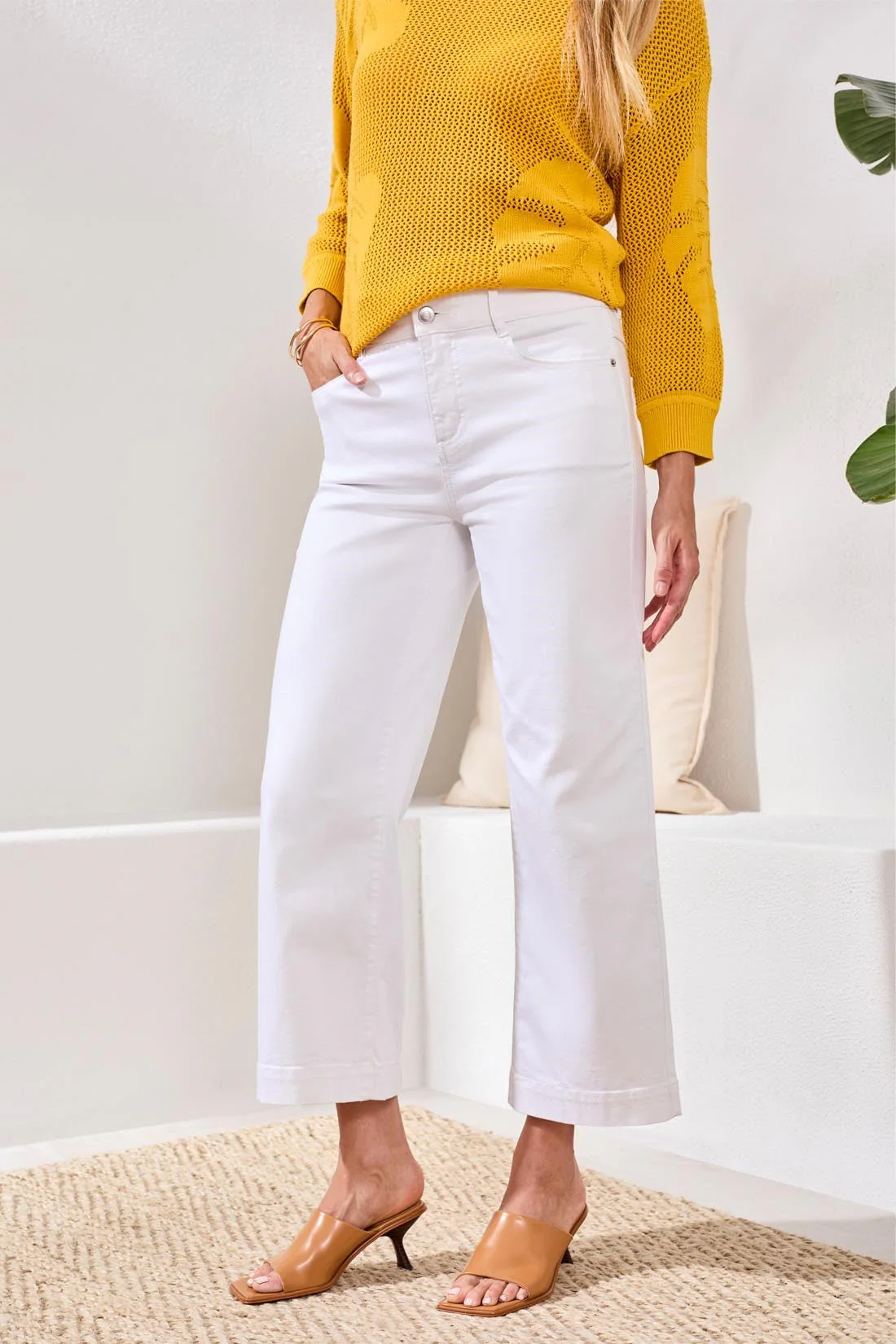 Audrey Wide Crop Jeans - Image 2