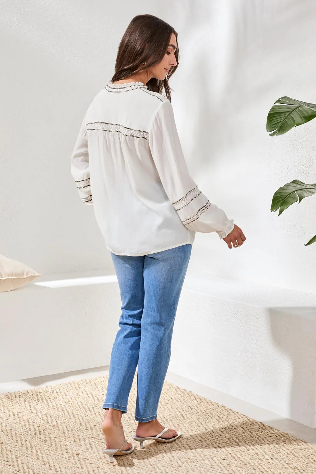 Button Front Blouse - Image 3
