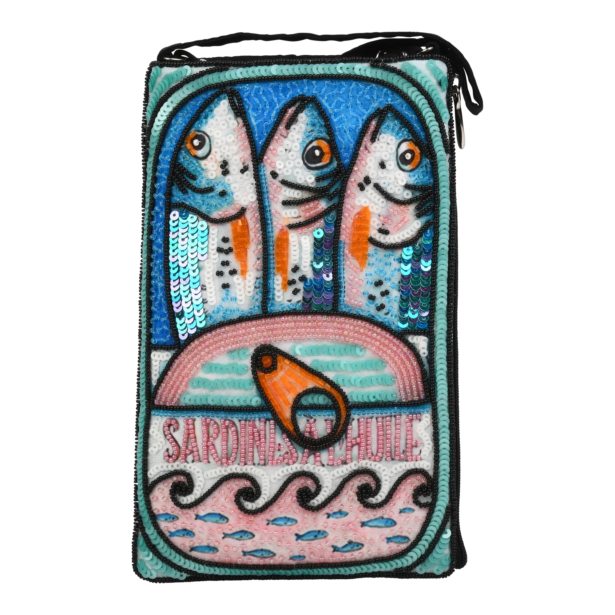 Beaded Convertible Crossbody Phone Bag – Coastal Club Bag - Image 8