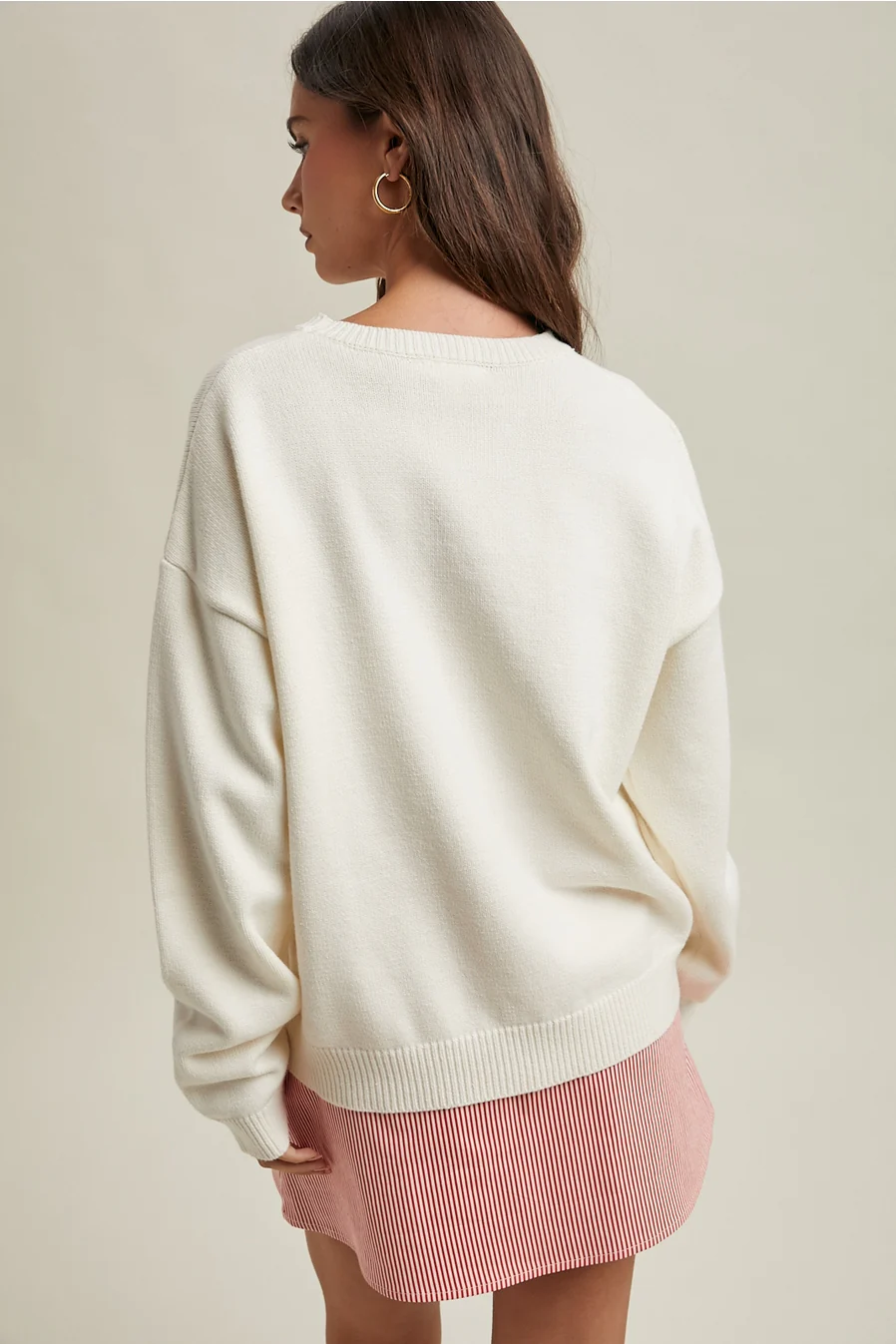 Crab Drop Shoulder Sweater - Image 4
