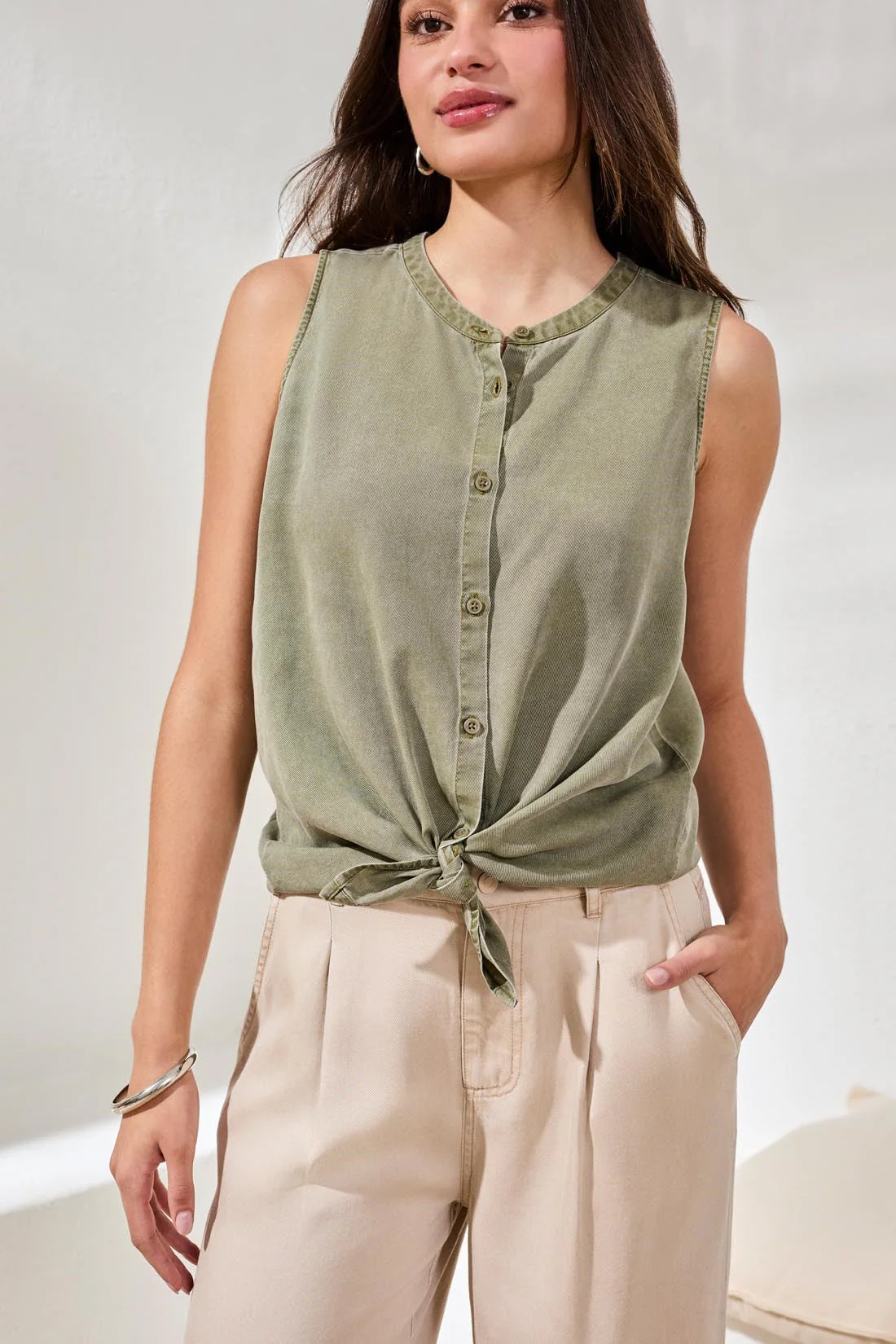 Sleeveless Blouse - Image 2