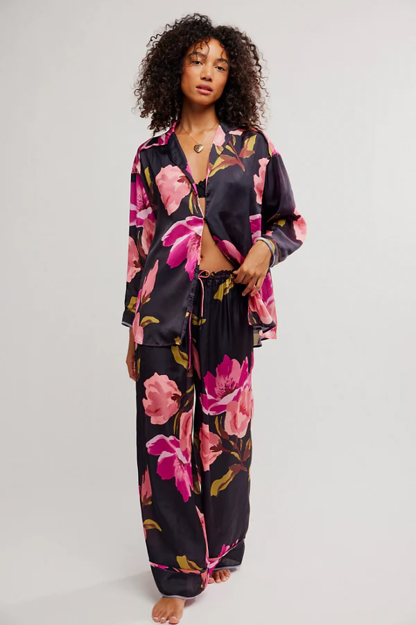 Free People Dreamy Days Printed Pajama Set