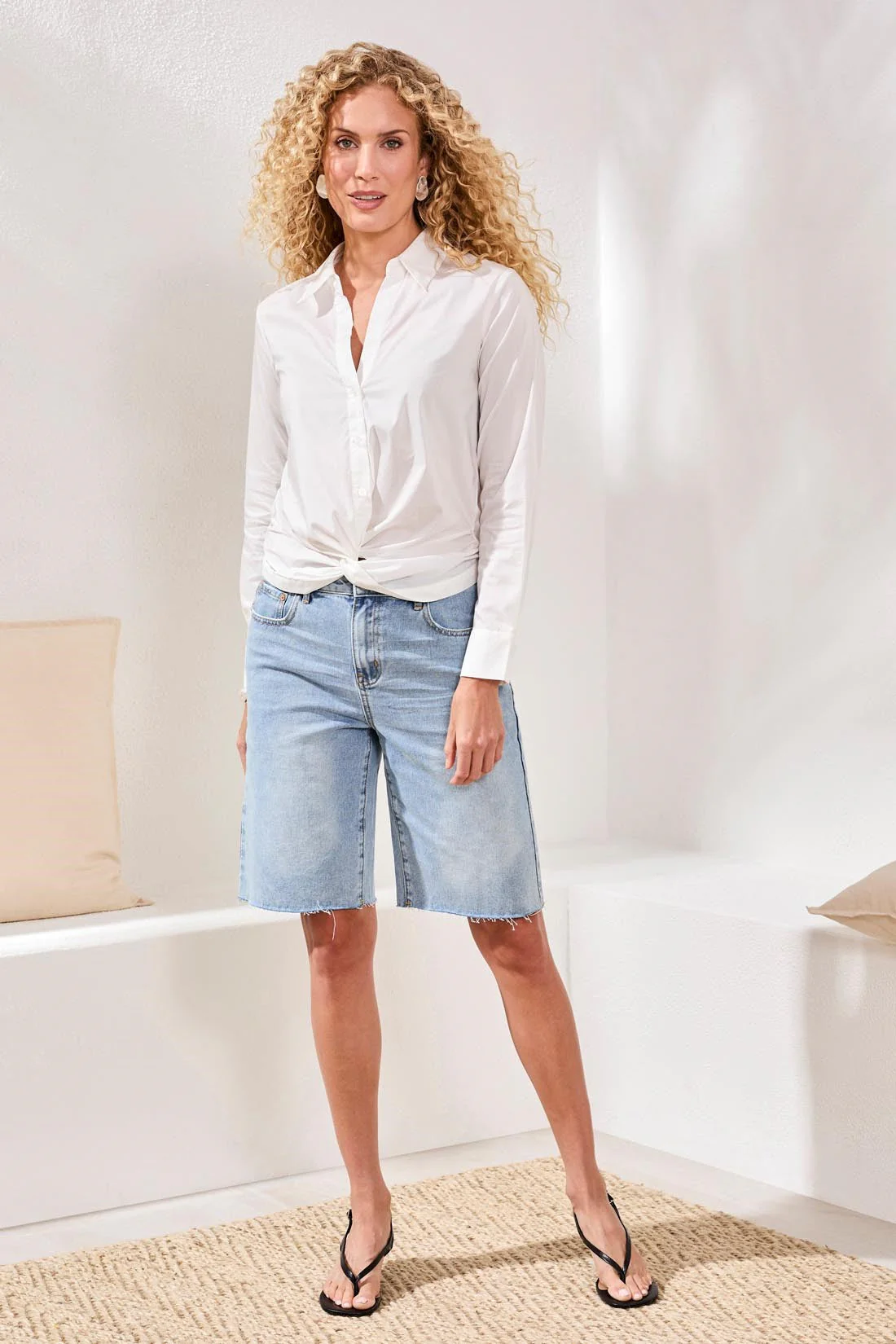 Shirt W/Front Knot - Image 2