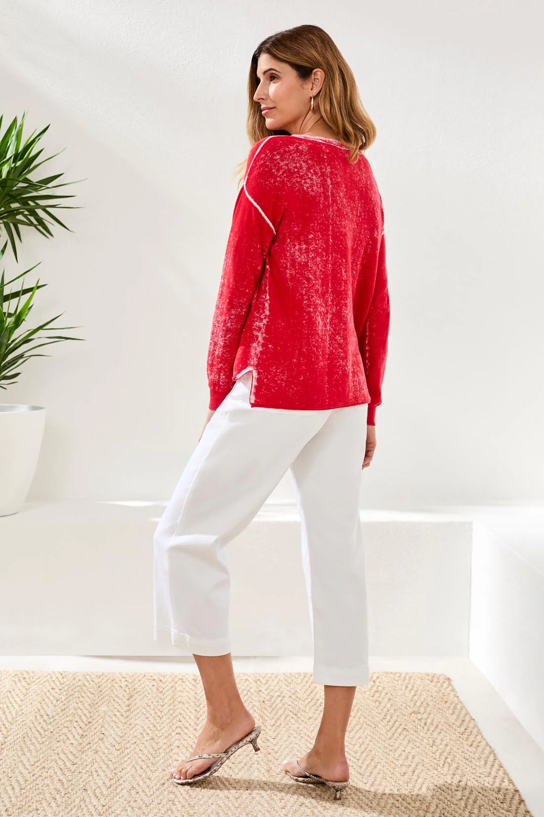 Lightweight V-Neck Sweater - Image 6