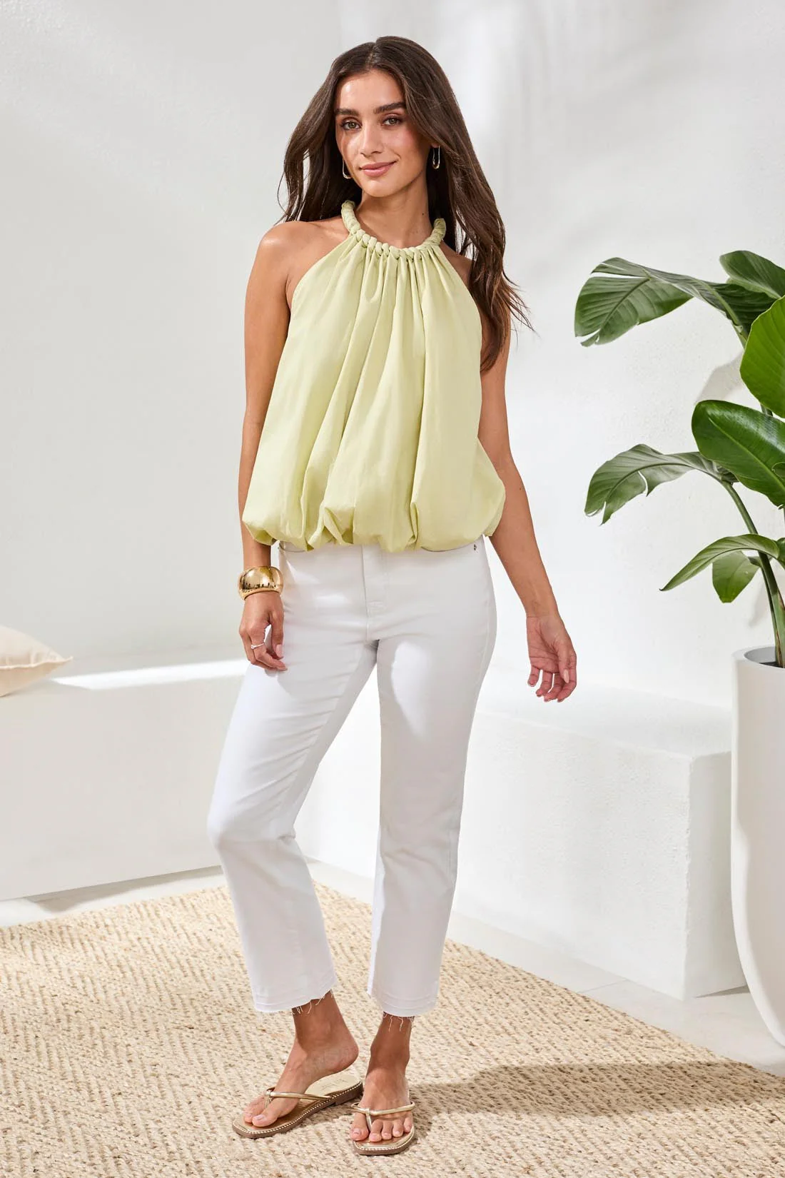 Bubble Hem Blouse