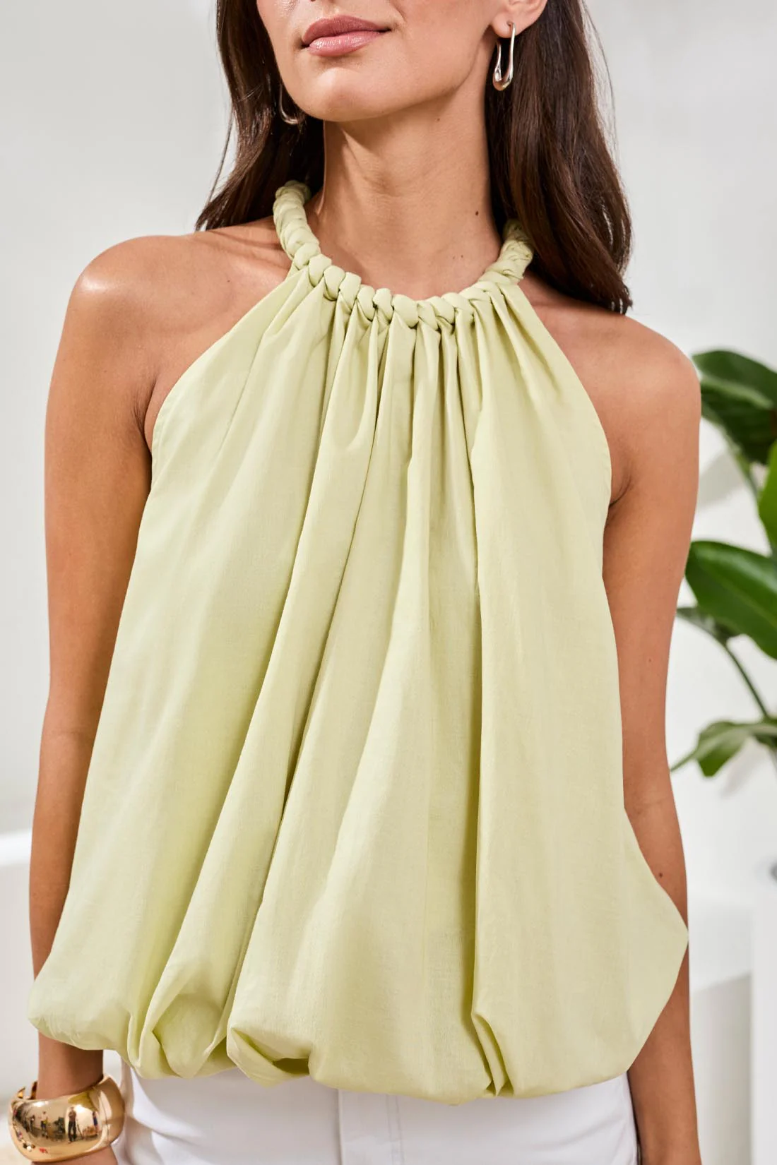 Bubble Hem Blouse - Image 2