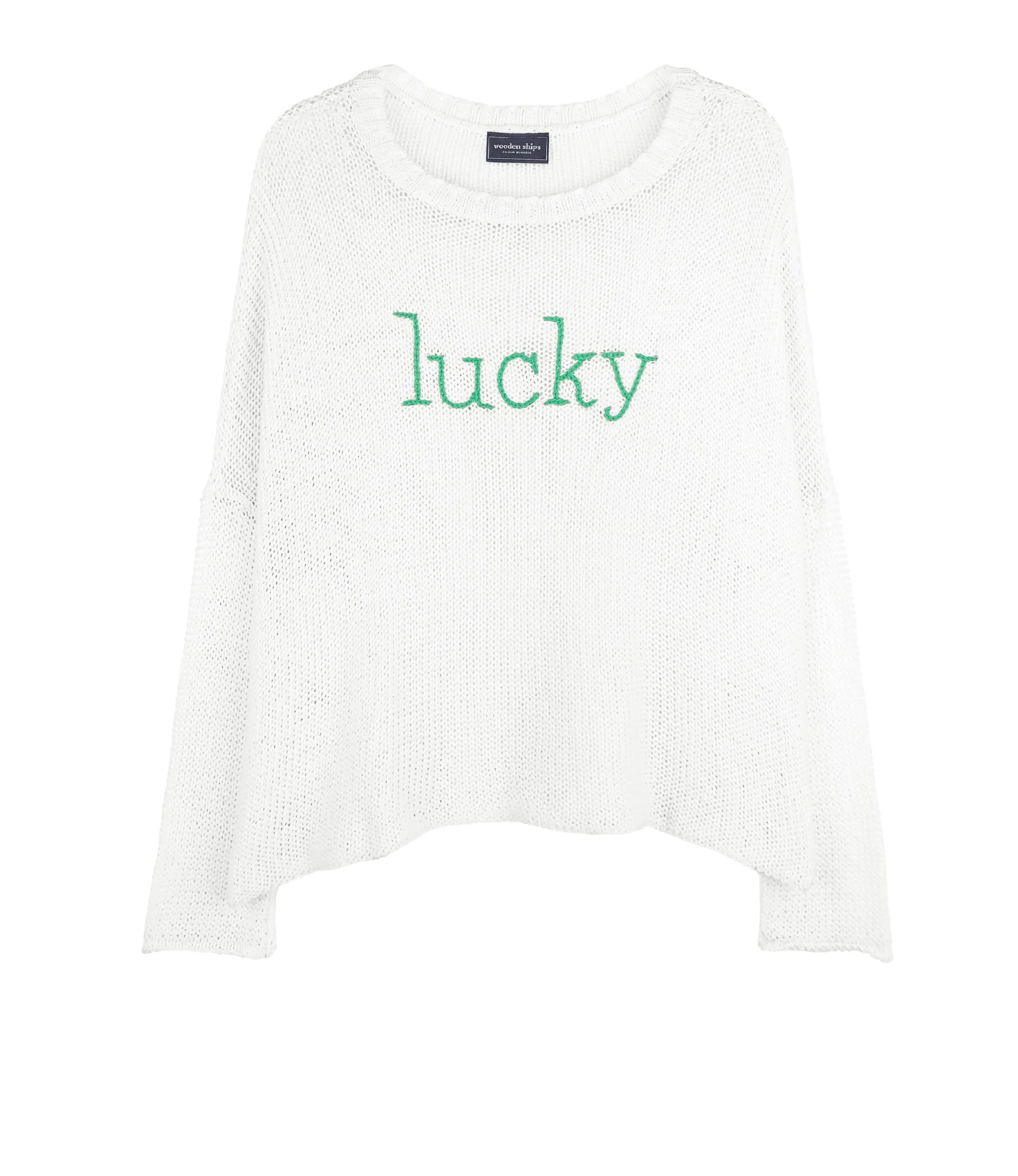 Lucky Cotton Crew Sweater - Image 3