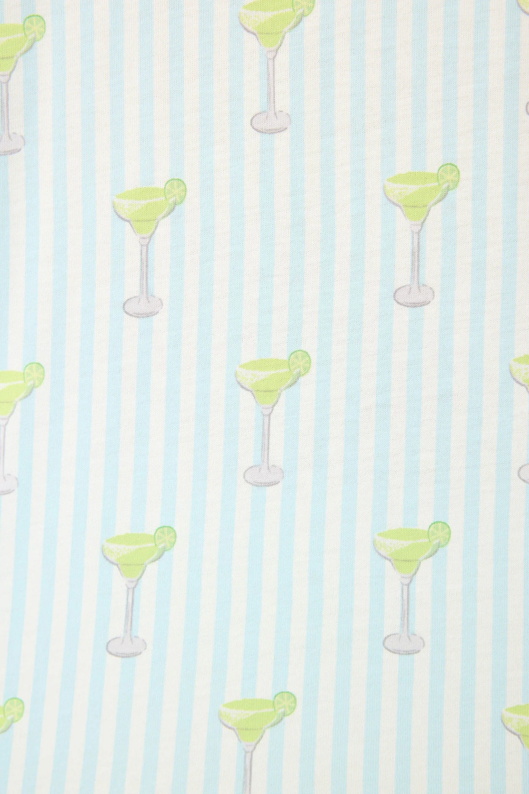 Striped Margarita Print Pajama Pants - Image 2
