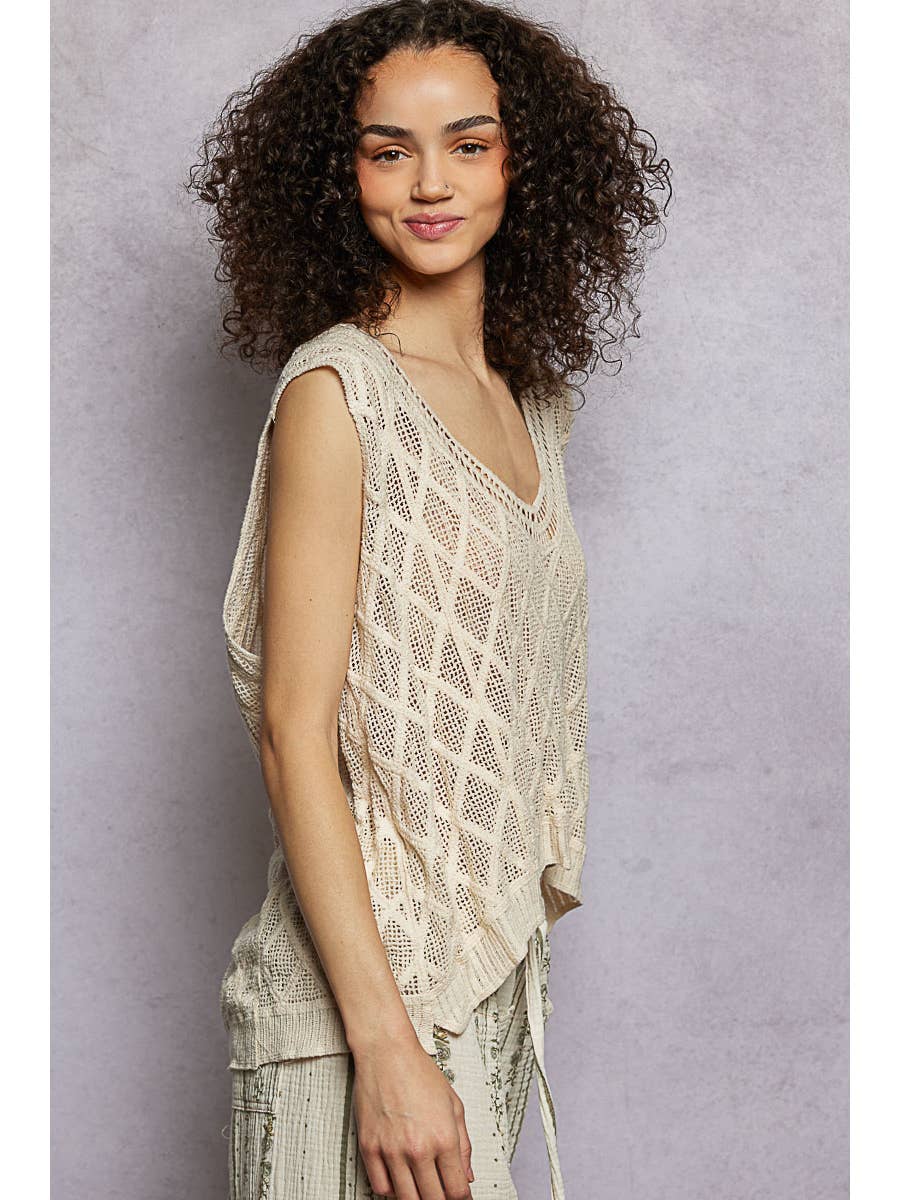 One Size Diamond Knit Tank - Image 7