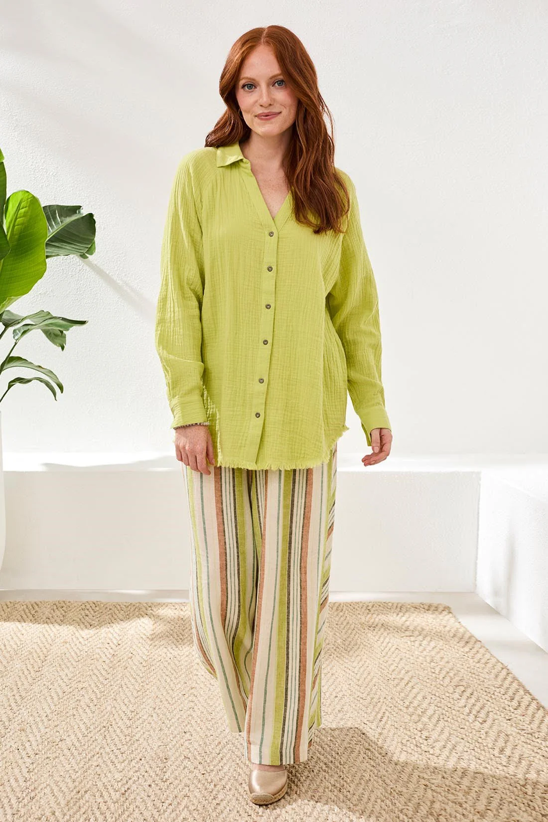 Raglan Sleeve Shirt W/Raw Edge - Image 2