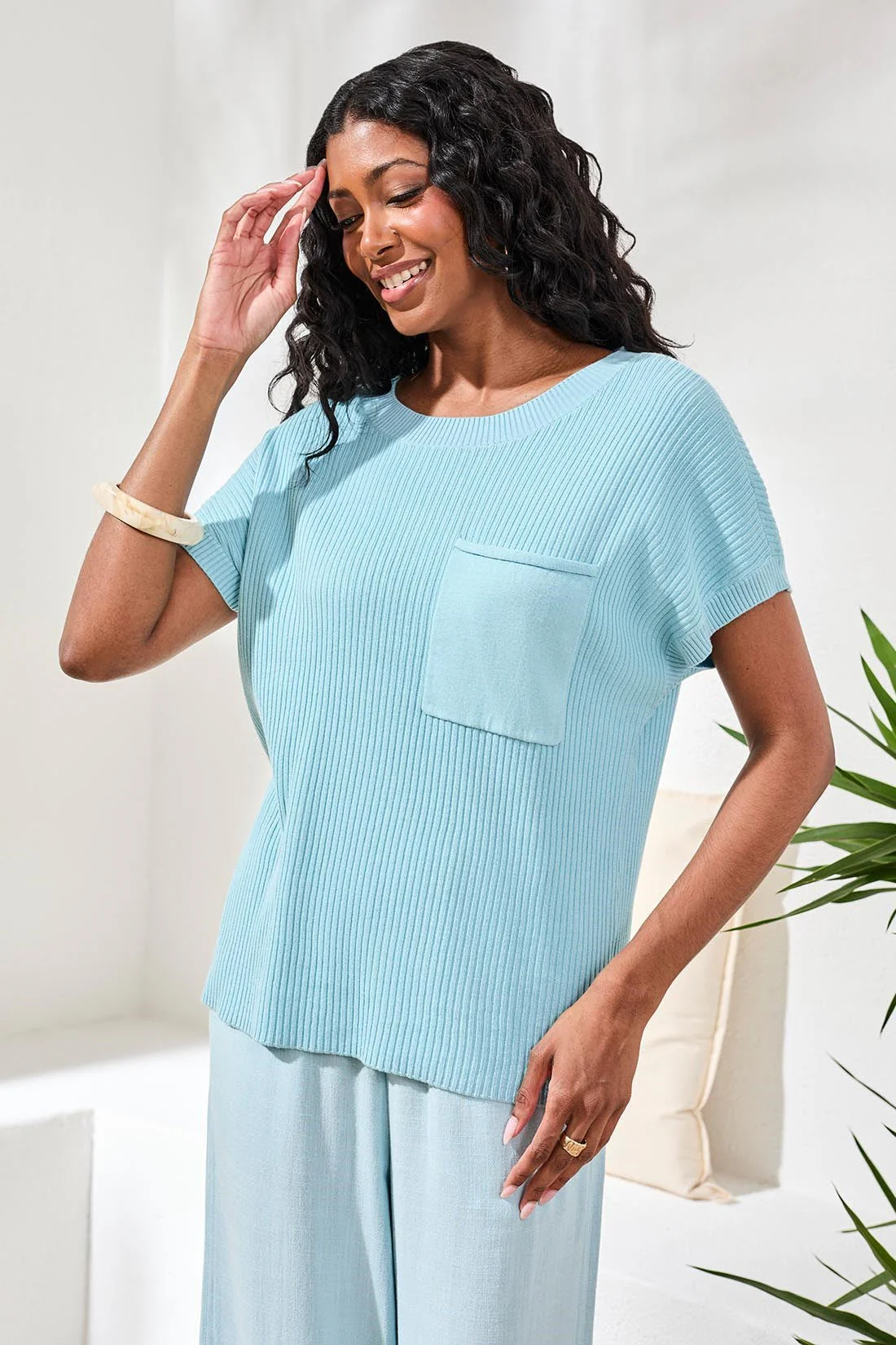 Dolman Sweater W/Pocket - Image 2