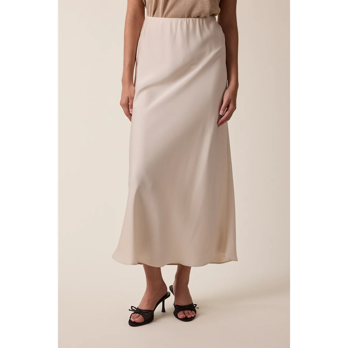 Satin Midi Skirt - Image 2