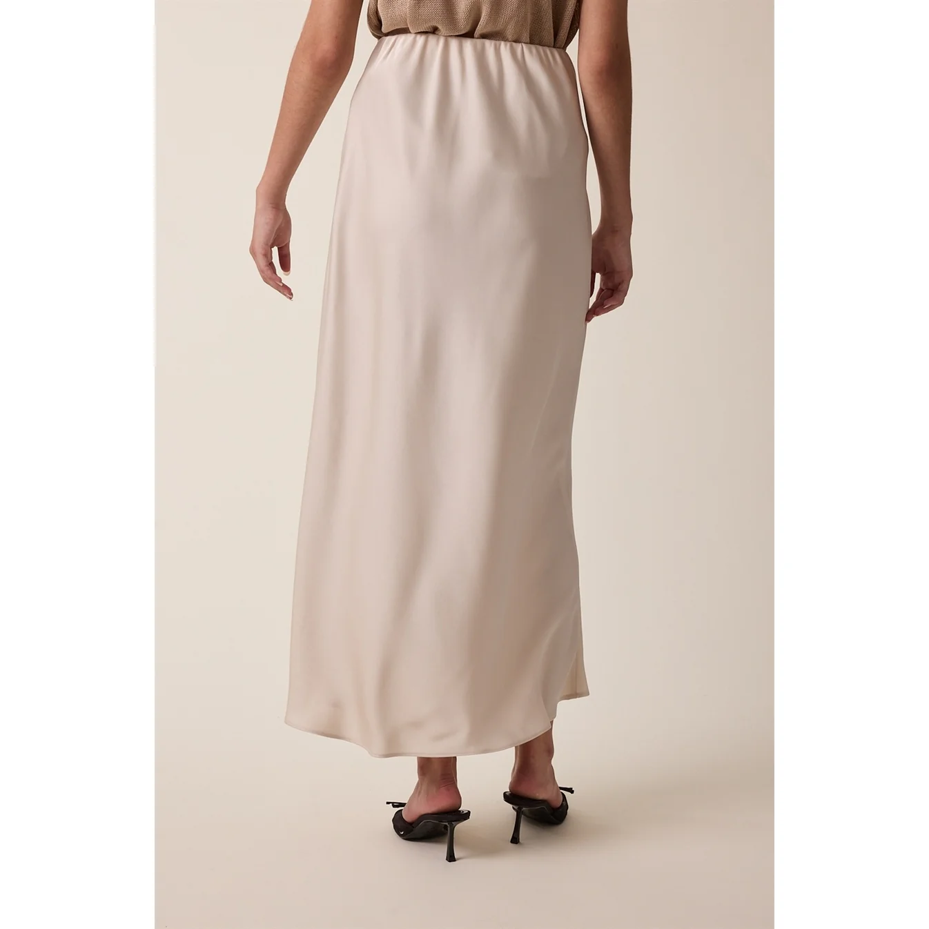 Satin Midi Skirt - Image 4