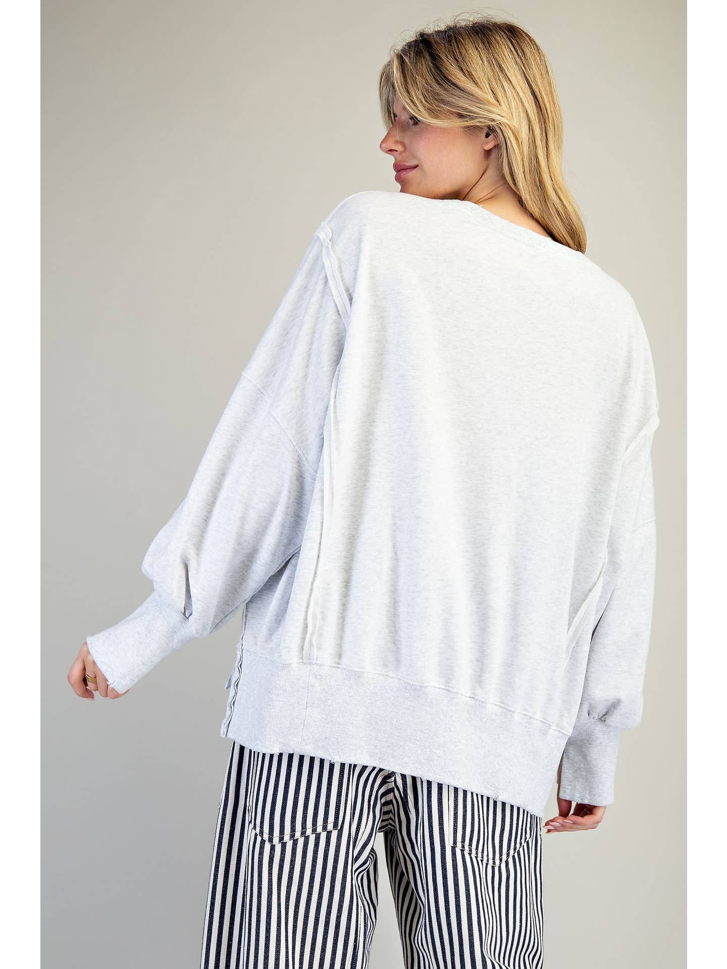 Stone Washed Sardines Graphic Sweatshirt - Image 2