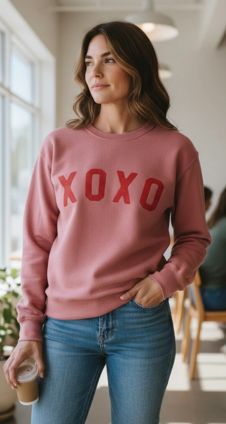 XOXO Graphic Sweatshirt - Image 2