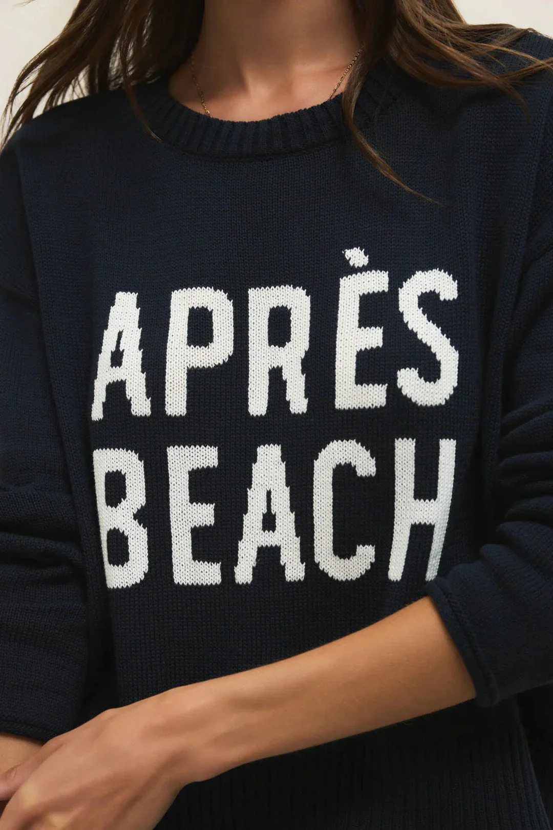 Après Beach Sienna Sweater – Lightweight Coastal Crewneck - Image 3